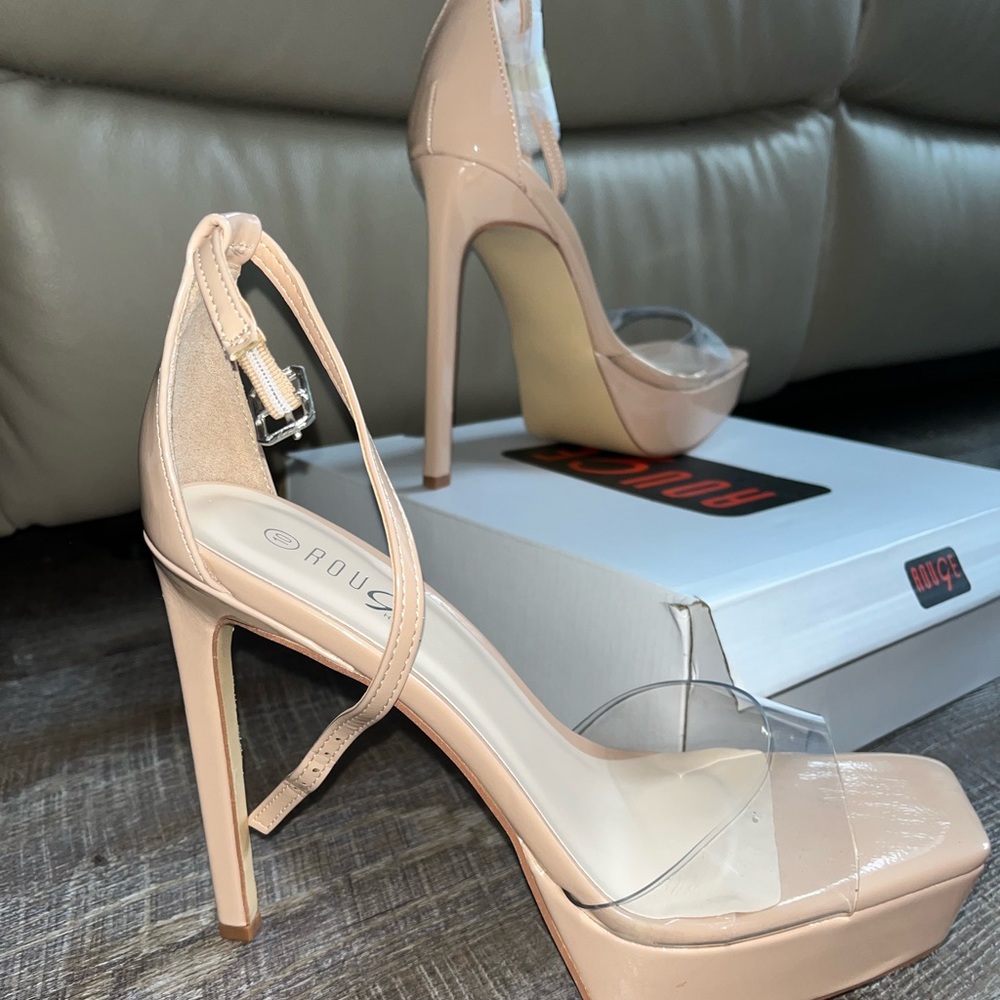 Nude stilettos